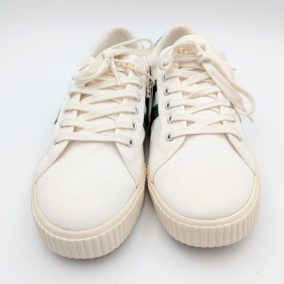 Gola Tennis Mark Cox Sneaker Shoes Lace-Up Men's White/Green Size US10 EU43 - Picture 2 of 11